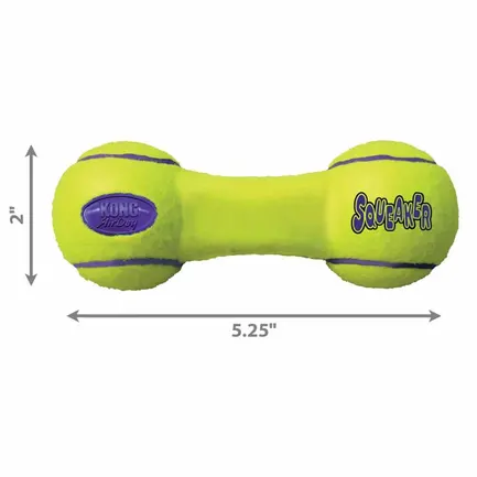 Іграшка KONG AirDog Squeaker Dumbbell повітряна гантель для собак малих порід, S: додаткове фото 3