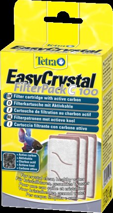 Вкладиш Tetra до фільтру Filter Pack 100 C для акваріума Cascade Globe, з активованим вугіллям