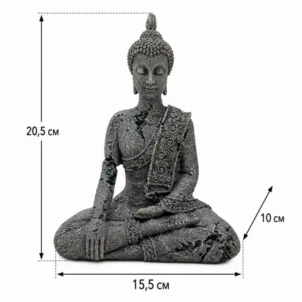 Декорація Hobby Nirva 15,5x10x20,5см - Zen-статуя для акваріума і тераріуму (41723): додаткове фото 2