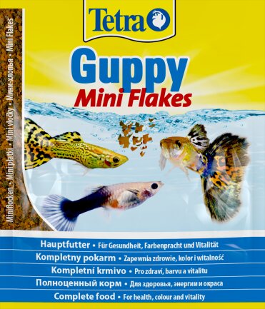 Корм Tetra Mini Guppy для рибок гуппі, 12 г (пластівці)