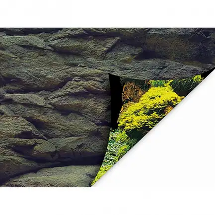Акваріумний задній фон Aqua Nova Скелі/Рослини 60x30см (ROCK/PLANTS S): додаткове фото 2