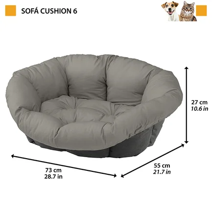 Ferplast SOFA 6 Подушка для лежанки, бавовна: додаткове фото 2