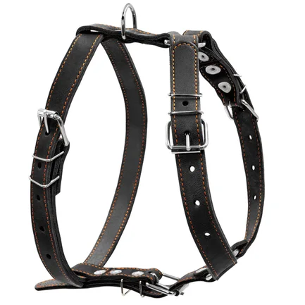Шлея "CoLLaR" одинарна для середніх собак (ширина 25мм, А:49-68см, В:68-80см) чорний