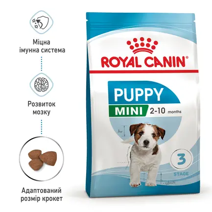 Сухий корм Royal Canin MINI PUPPY для цуценят малих порід 2 кг: додаткове фото 2
