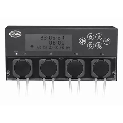 Дозатор добрив четирьохканальний Aqua Nova 4x50 мл/хв (NXDP-4)