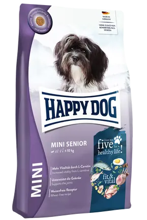 Сухий корм HD fit &amp; vital Mini Senior 4kg сухий корм для літніх собак дрібних порід вагою до 10 кг