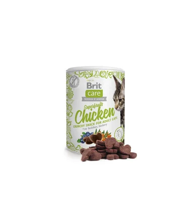 Ласощі для котів Brit Care Cat Snack Superfruits Chicken, курка 100 г: додаткове фото 2