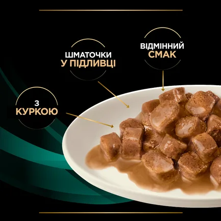 Вологий дієтичний корм PRO PLAN VETERINARY DIETS EN Gastrointestinal для кошенят та дорослих котів для зменшення розладів кишкової абсорбції та годівлі у період відновлення, одужання з куркою 10х85 г: додаткове фото 9