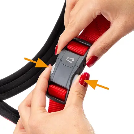 Ferplast DAYTONA CROSS P L HARNESS RED Шлея для собак: додаткове фото 7