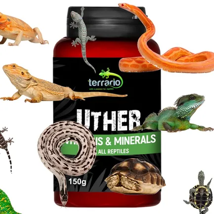 Вітаміни для рептилій і земноводних Terrario UTHER for Reptiles 150г: додаткове фото 2