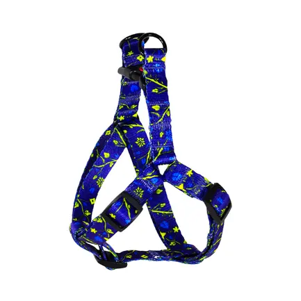 Шлея капронова "Український вечір" 20мм/45-64см/905, Lucky Pet