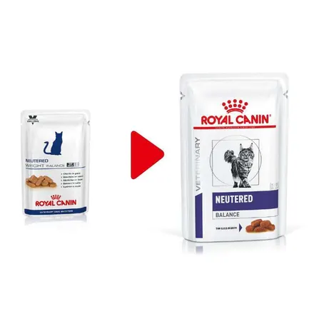 Дієтичний вологий корм Royal Canin NEUTERED BALANCE CAT (шматочки у соусі) для котів 85 г: додаткове фото 2