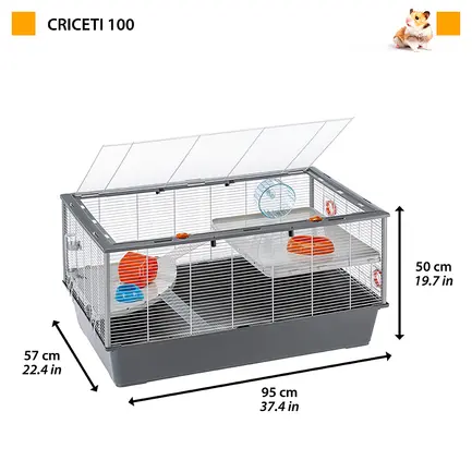 Ferplast CAGE CRICETI 100 Велика клітка для хом'яків: додаткове фото 2