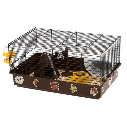 Ferplast CAGE CRICETI 9 PIRATES BLACKx2 Клітка для хом'яків з декором