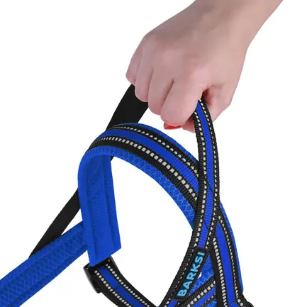 Шлея для Собак BronzeDog Mesh Скандинавська Синя M: додаткове фото 4
