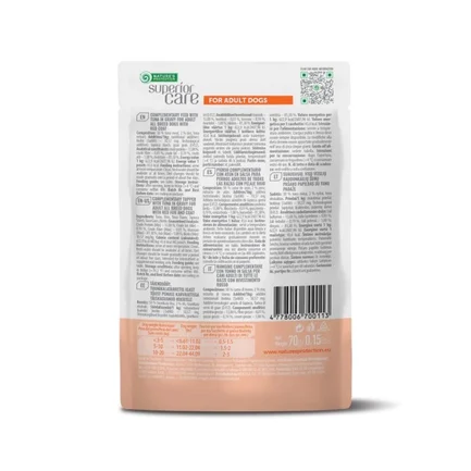 Nature's Protection Superior Care Red Coat Adult Tuna Додатковий вологий корм для собак з рудим забарвленням з тунцем, 70 г: додаткове фото 2