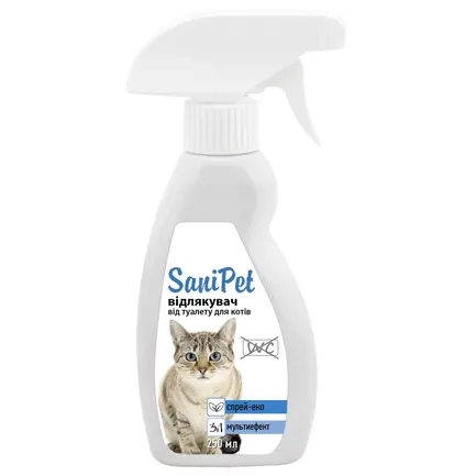 Спрей-відлякувач ProVET Sani Pet для котів 250 мл (для захисту місць не призначених для туалету)
