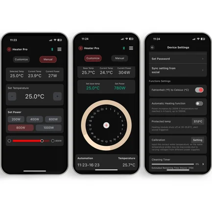 Нагрівач зовнішній Chihiros Heater Pro 16/22мм, 10-1000W з керуванням через додаток: додаткове фото 9