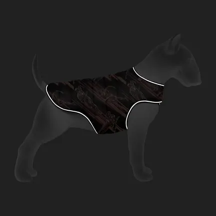 Курточка-накидка для собак WAUDOG Clothes, малюнок "Швидкість Флеша", XL, А 47 см, B 68-80 см, С 42-52 см: додаткове фото 4