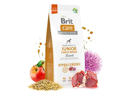 Сухий корм Brit Care Dog Hypoallergenic Junior Large Breed для молодих собак великих порід, гіпоалергенний з ягням, 3 кг: додаткове фото 6