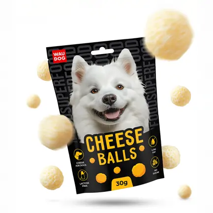 Ласощі для собак WAUDOG Treats Хрусткі сирні кульки, 30 г: додаткове фото 3