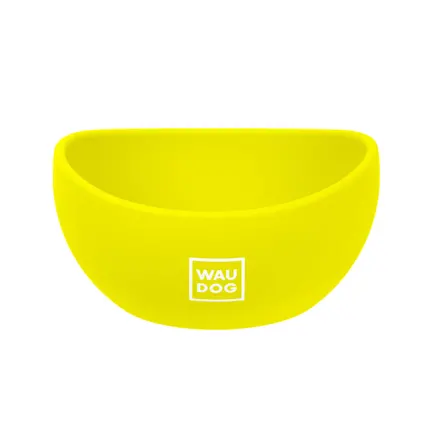 Миска WAUDOG Silicone, 250 мл жовтий: додаткове фото 4