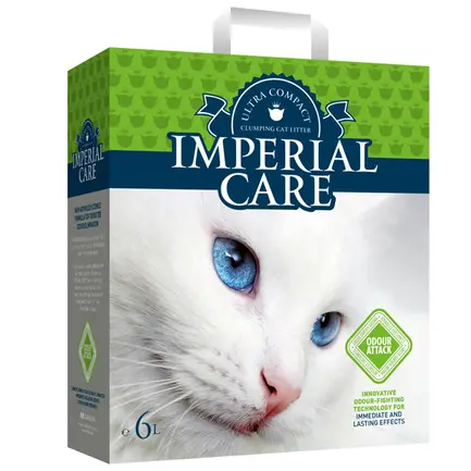 Imperial Care Odour Attack ІМПЕРІАЛ КЕА КОНТРОЛЬ ЗАПАХУ З АРОМАТОМ ЛІТНОГО САДУ ультрагрудкувальний наповнювач у котячий туалет 6 л
