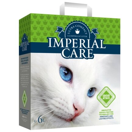 Imperial Care Odour Attack ІМПЕРІАЛ КЕА КОНТРОЛЬ ЗАПАХУ З АРОМАТОМ ЛІТНОГО САДУ ультрагрудкувальний наповнювач у котячий туалет 6 л