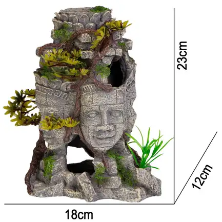 Декорація руїни храму Terrario Temple Ruins Taj 18x12x23см (TAJ671): додаткове фото 2
