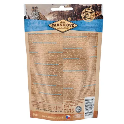 Ласощі Carnilove Cat Crunchy Snack для котів, лосось та м'ята, 50 г: додаткове фото 2