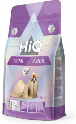 Сухий корм для дорослих собак малих порід HiQ Mini Adult 1.8kg