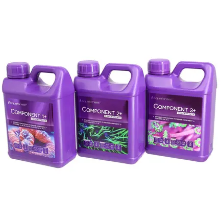 Мікро і макроелементи для морського акваріуму Aquaforest Component Concentrate 1+2+3+, 3x1л - набір для методу Баллінга: додаткове фото 2