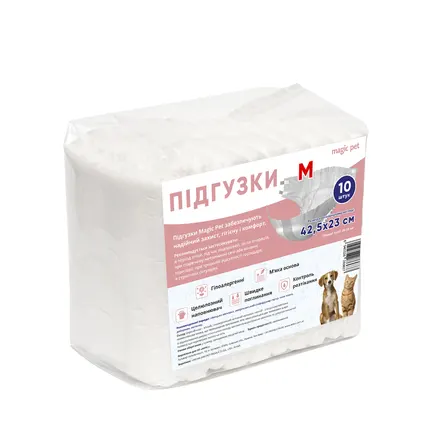 Підгузки для собак (сук) М (42.5/23) 10шт