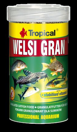 Сухий корм Tropical Welsi Gran для акваріумних донних риб, 65 г (гранули)