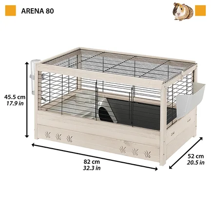 Ferplast CAGE ARENA 80 Клітка для кролів, дерев'яна: додаткове фото 2