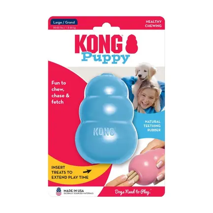 Іграшка KONG Puppy груша-годівниця для цуценят середніх і великих порід, L: додаткове фото 2
