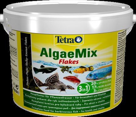 Корм Tetra Algae Mix для всіх видів травоїдних декоративних риб, 10 л (пластівці)