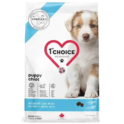 1st Choice Puppy Medium and Large ФЕСТ ЧОЙС ЦУЦЕНЯ СЕРЕДНІХ ВЕЛИКИХ сухий суперпреміум корм для цуценят середніх і великих порід 2 кг