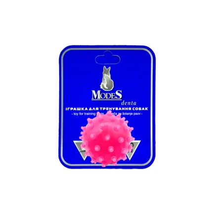 М'яч Міна рожевий розмір XS-4 см, Дента (Denta) іграшка для собак MODES