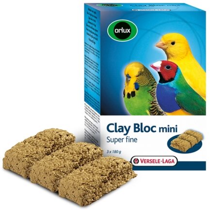 Versele-Laga Orlux Clay Bloc Mini ВЕРСЕЛЕ-ЛАГА ОРЛАКС мінеральний блок із глиною для малих птахів 0,54 кг