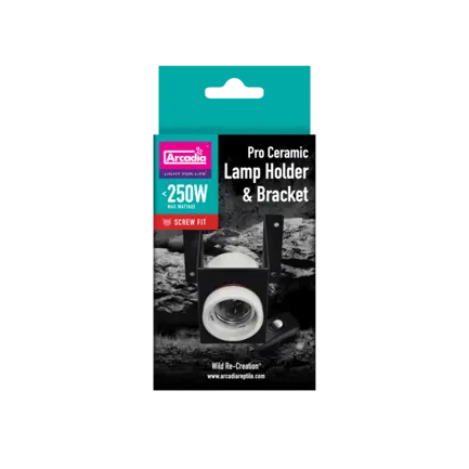 ARCADIA PRO CERAMIC LAMP HOLDER & BRACKET (R2100195) керамічний патрон для тераріума: додаткове фото 3