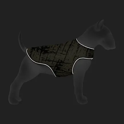 Курточка-накидка для собак WAUDOG Clothes, малюнок "Бетмен ескіз", XS, А 26 см, B 33-41 см, С 18-26 см: додаткове фото 4