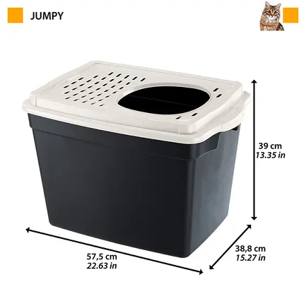 Ferplast JUMPY TOILETTE Туалет для котів, пластик: додаткове фото 2