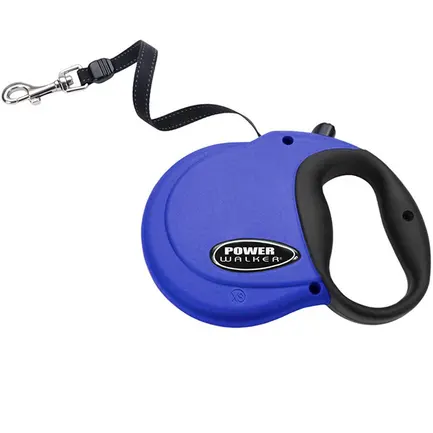 Coastal Power Walker Retractable Leash КОСТАЛ рулетка-повідець для собак до 7.3кг, стрічка 3.6м Cиній