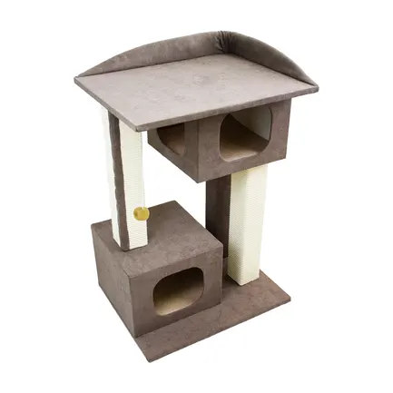 Дряпка Lucky Pet будинок "Каньйон" коричневий, 57х44х79см