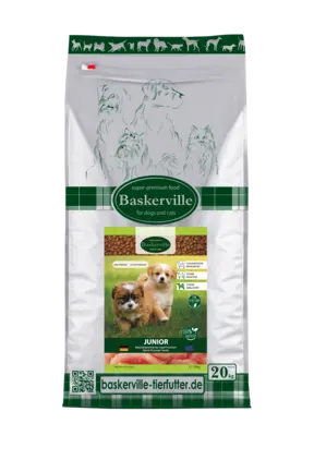 Baskerville HF Junior. Сухий корм для цуценят та молодих собак 20 кг
