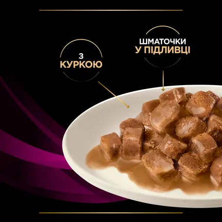 Вологий дієтичний корм PRO PLAN VETERINARY DIETS UR ST/OX Urinary для дорослих котів для розчинення та зниження утворення струвітних каменів з куркою 10х85 г: додаткове фото 9