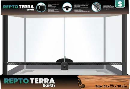 Тераріум REPTO TERRA EARTH 51X25X30 (R1100700): додаткове фото 2