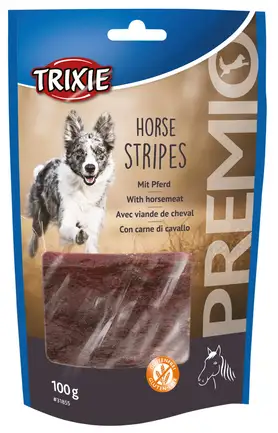 Ласощі Trixie Premio Horse Stripes для собак, з кониною, 100 г
