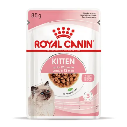 Вологий корм Royal Canin KITTEN INSTINCTIVE IN GRAVY для кошенят всіх порід 85 г